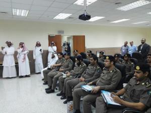 Jamoum Department of Chemistry Holds (How to Deal with Chemical Substances) Course for Civil Defense Officers